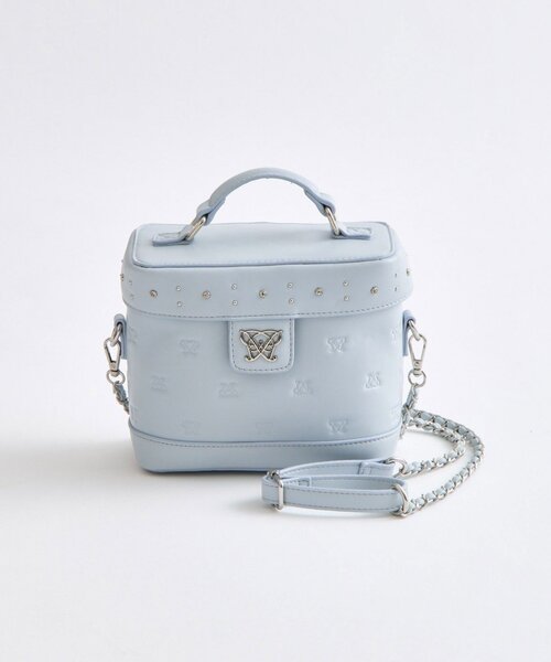 ミント　Aimerianejoie スタッズバニティバッグ Aimerianejoie ショルダーバッグ バッグ Aimerianejoieスタッズ