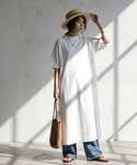 アンティカ antiqua ワンピース 半袖 ...の詳細画像2