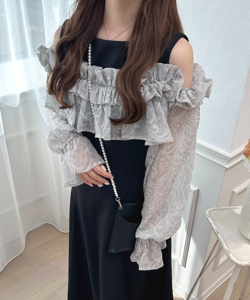 「apres jour」 長袖ワンピース X-LARGE ブラック レディース_画像2