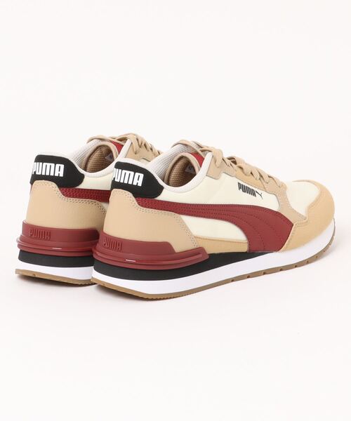 「PUMA」 ローカットスニーカー 25.5cm ブラック×ホワイト メンズ_画像2