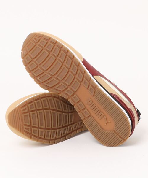 「PUMA」 ローカットスニーカー 25.5cm ブラック×ホワイト メンズ_画像3