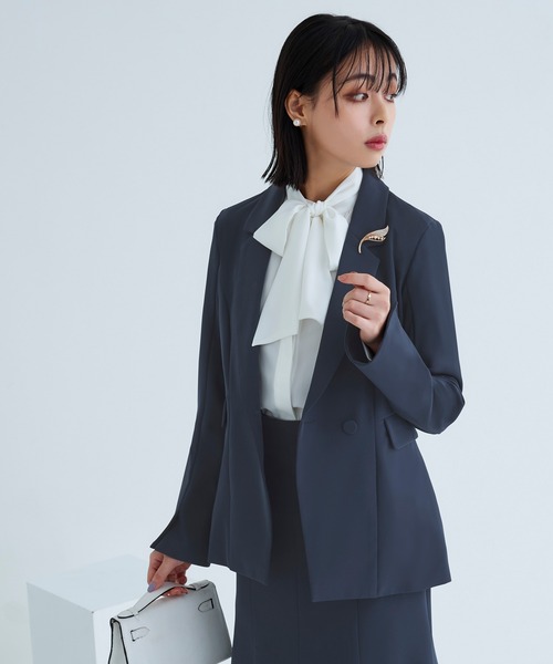 「RUIRUE BOUTIQUE」 セットアップ 3L ブラック レディース_画像2