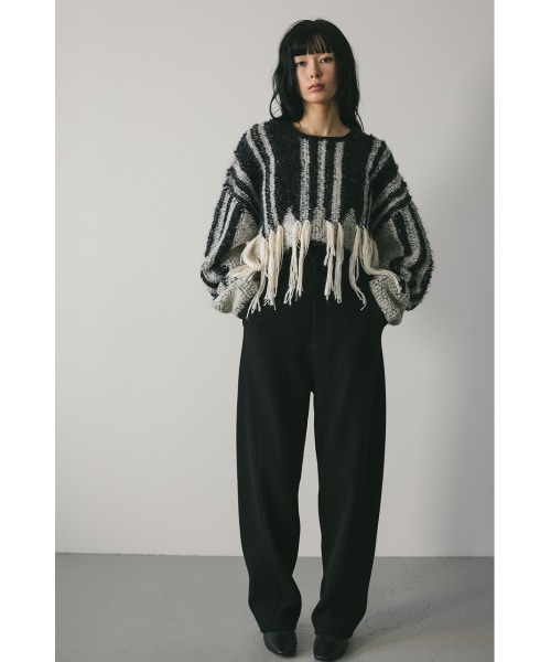 「STYLEMIXER」 パンツ MEDIUM ネイビー レディース_画像4
