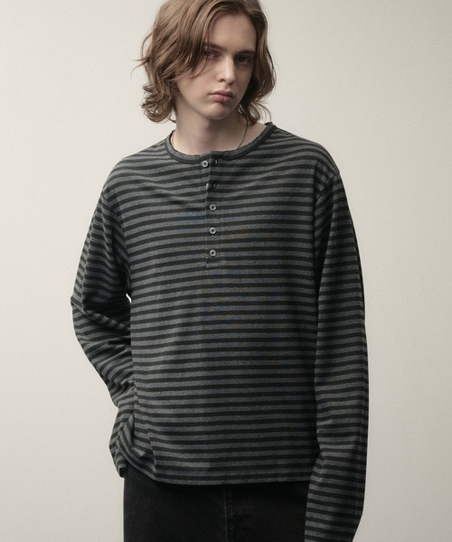 SELLE GLANT（セレグランテ） ヘンリーネック tシャツ HENRY NECK SLUB