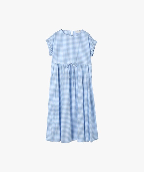 「To b. by agnes b.」 半袖ワンピース 38 ブルー レディース_画像7