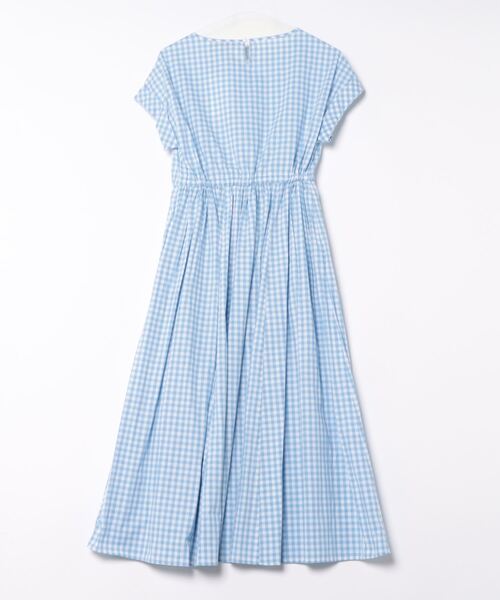 「To b. by agnes b.」 半袖ワンピース 38 ブルー レディース_画像8