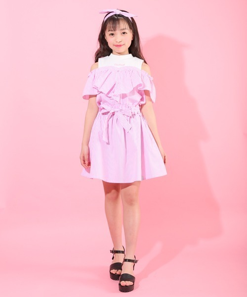 PINKHUNT スカート ストライプフレアスカート 3866K (トップス