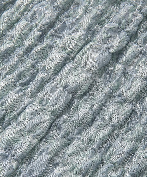 シャツ ブラウス 【Fano Studios】Cropped shirring frill blouse