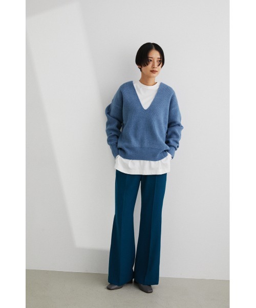 STYLEMIXER ニット ディープVネックニット レディース