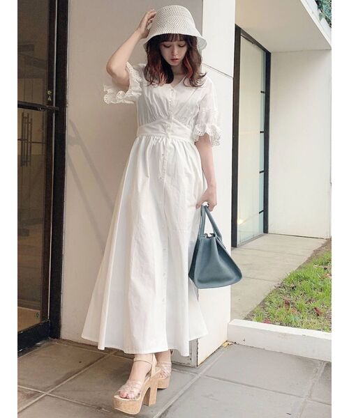 dazzlin（ダズリン） ワンピース スリーブコットンシャツワンピース 