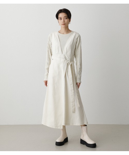 AZUL BY MOUSSY ジャンパースカート WRAP JUMPER SKIRT/ラップ