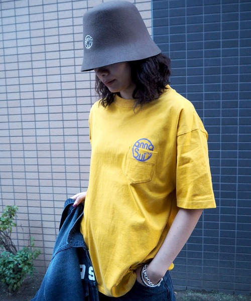 tシャツ ANNA SUI NYC ポケットロゴTシャツ レディース メンズ