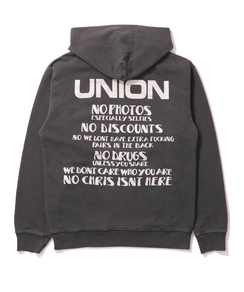 パーカー UNION RULES HOOD ユニオン パーカー スウェット フ―ディー 