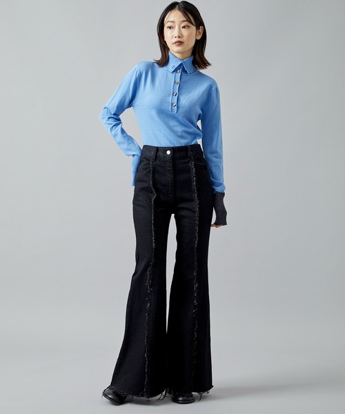 BELPER ニット 【BELPER/(ベルパー)】ウールニットトップ