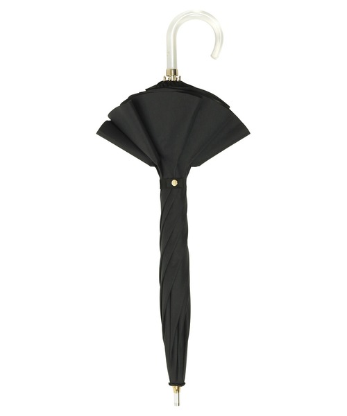 LANVIN en Bleu 傘 遮光 晴雨兼用日傘 フレアフリル レディース