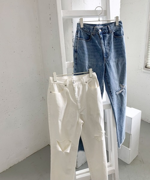 KBF（ケービーエフ） ジーンズ デニム デニムパンツ リメイクダメージ