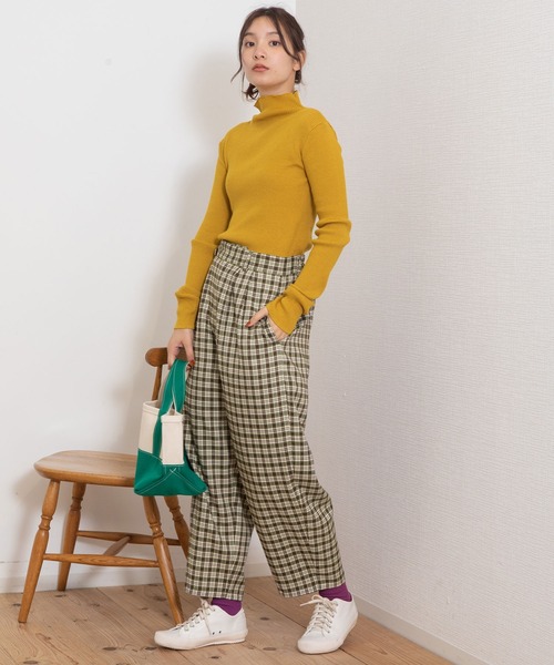 POU DOU パンツ 2タックペグトップパンツ レディース : ZOZOTOWN