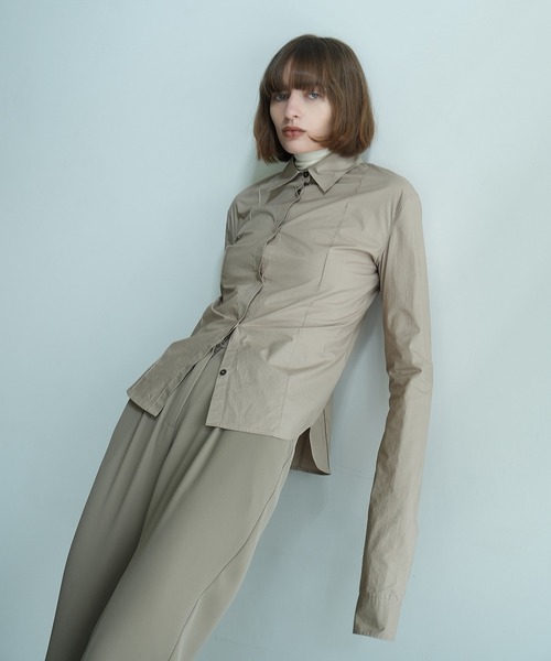 CLANE（クラネ） ブラウス シャツ LONG SLEEVE TIGHT SHIRT レディース 