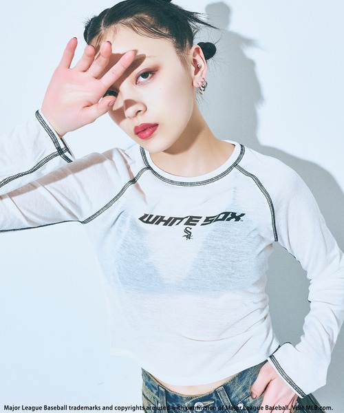 BACK TO THE FIELD tシャツ 「MLB」ラグランスリーブロングスリーブT