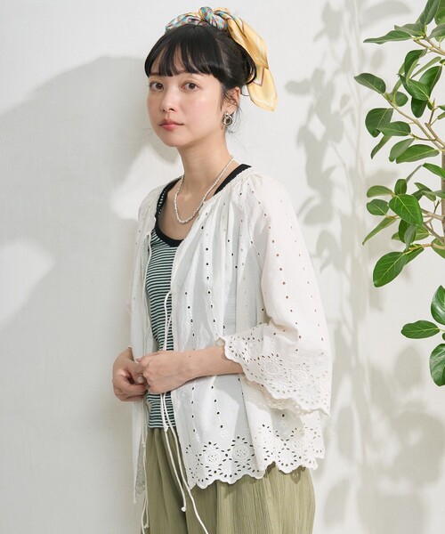 FREAK'S STORE ブラウス FREAK'S STORE ブラウス シャツ 限定展開 シアー ボイル