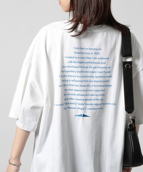 CONVERSE メンズ半袖Tシャツ、カットソー｜トップス