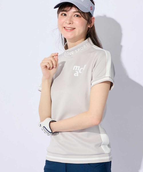 Marie Claire - マリクレール モックネック 半袖シャツ 713-618 楽天市場】【クーポンで30%OFF】 マリクレール marie claire