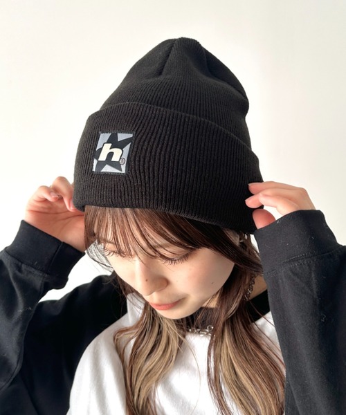 huf ボンボンニット帽 HUF ニット帽 ポンポン付き 水色 - 帽子工場 直営 店