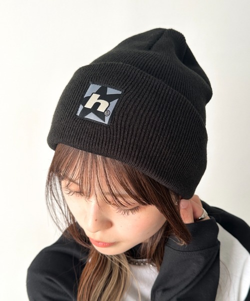fungibles ニット帽 ビーニー ポーカーズ HUF ニット帽 ニットキャップ HUF(ハフ)/ビーニー ボックスロゴ
