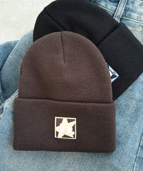 HUF ポンポン付きニット帽 HUF（ハフ）の「SIMPLE POM BEANIE / HUF ビーニー ニット帽