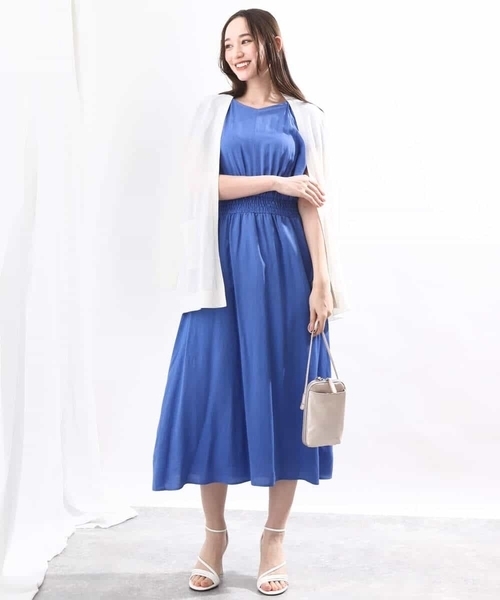 OFUON（オフオン） ワンピース フレアスリーブワンピース/WEB限定