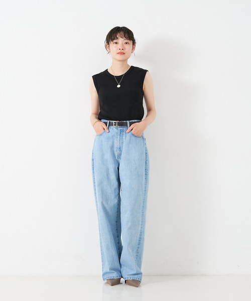 tシャツ リブノースリーブトップ レディース : ZOZOTOWN Yahoo