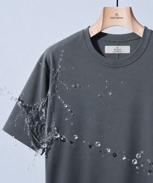 tシャツ もう汗(焦)らない汗染み，汚れ防止/ソロテックスショート