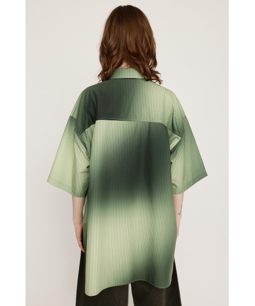 ブラウス シャツ Stripe half sleeve shirt　　ストライプハーフスリーブシャツ レディース Stripe half sleeve shirt ストライプハーフスリーブシャツ