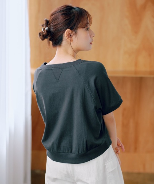 tシャツ 「La Hutte別注」ヴィンテージラグランプリントTシャツ