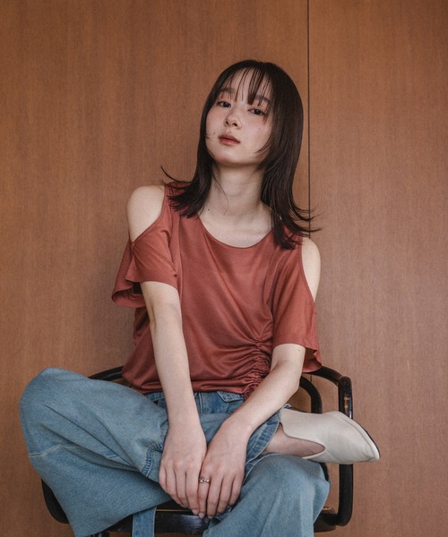 tシャツ GRADATION SHEER Tシャツ レディース SLY tシャツ GRAPHICAL SHEER TOPS グラフィカル シアー