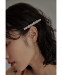 ヘアクリップ パールビジューバレッタ ヘアピン...の詳細画像3