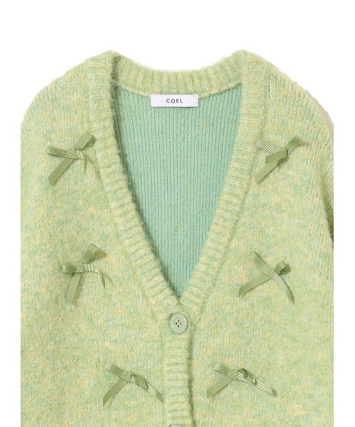 COEL（コエル） カーディガン リボンビッグカーディガン レディース