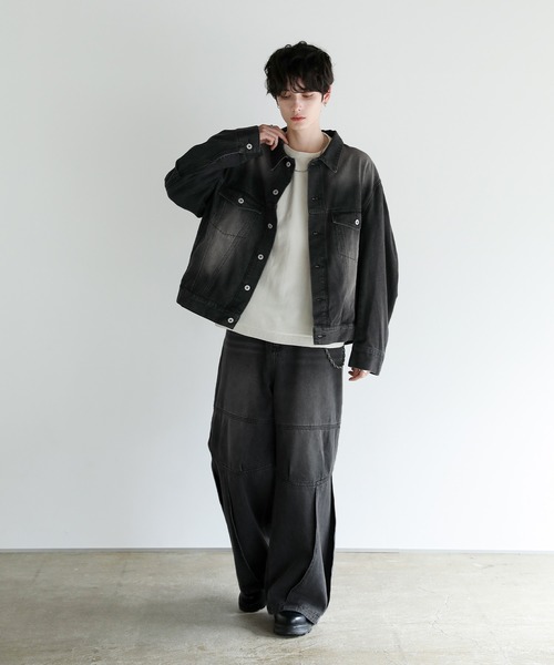 ASTRONOMY デニムジャケット gジャン MSG/ルーズシルエットショート