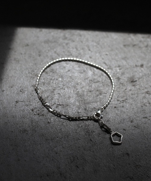 TEN. ブレスレット SILVER925 シェードコンビチェーンブレスレット SV