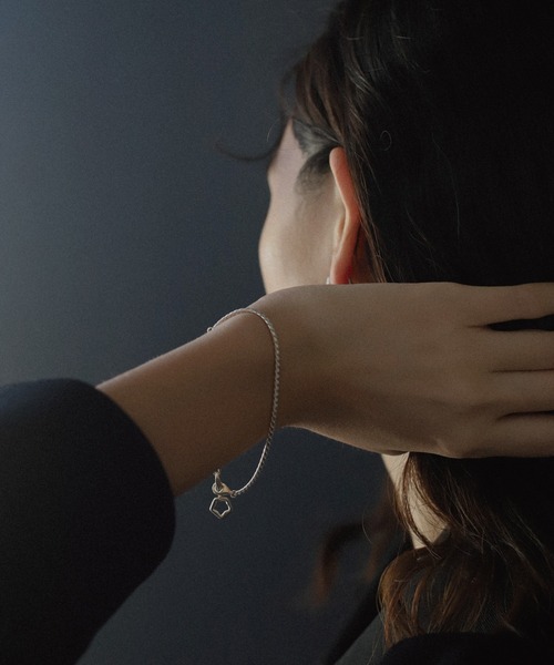 TEN. シルバーチェーンブレスレット カフチェーンブレスレット SV-S-