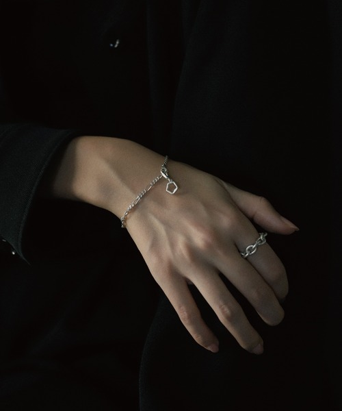 TEN. ブレスレット SILVER925 シェードコンビチェーンブレスレット SV