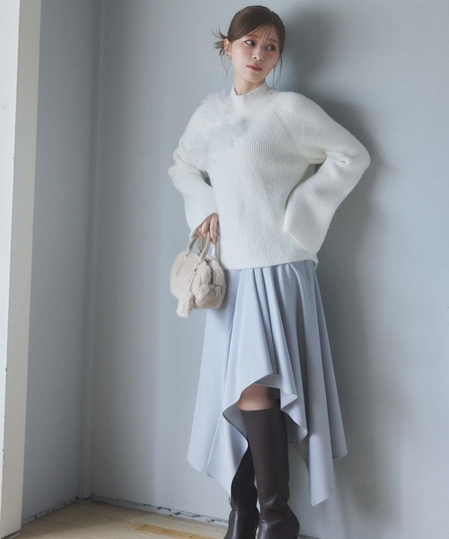 NOELA（ノエラ） スカート アシメヘムスカート : ZOZOTOWN Yahoo!店