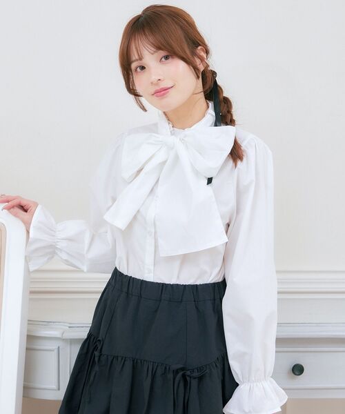 Emsexcite（エムズエキサイト） シャツ ブラウス プレート付BIG