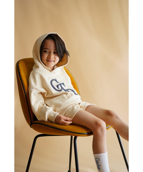 Catchup（ケチャップ） tシャツ 「Catchup」ワッペンパーカー キッズ
