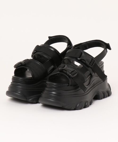EVRIS 「EVRIS」 フラットサンダル MEDIUM ブラック レディース
