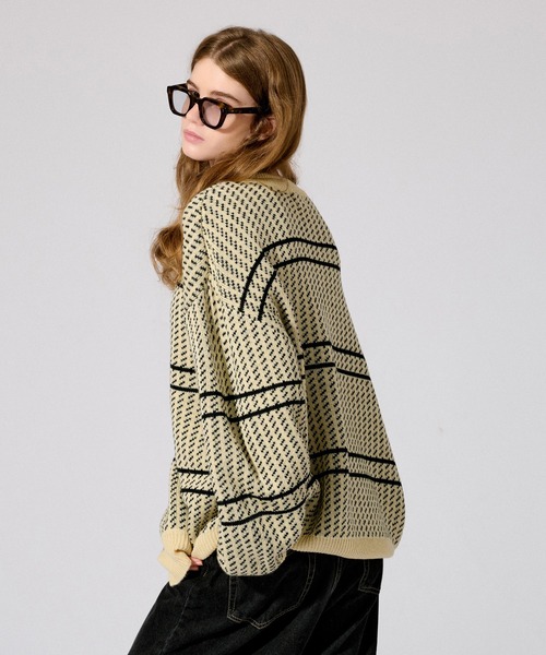 WETTEMPT セーター ニット BIRDS EYE BORDER KNIT /バーズアイボーダー