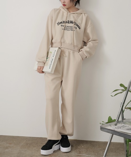 ROOP TOKYO パーカー アーチデザイン刺繍ロゴ パーカー