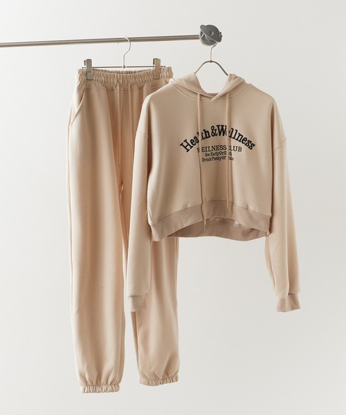 ROOP TOKYO パーカー アーチデザイン刺繍ロゴ パーカー＆スウェット