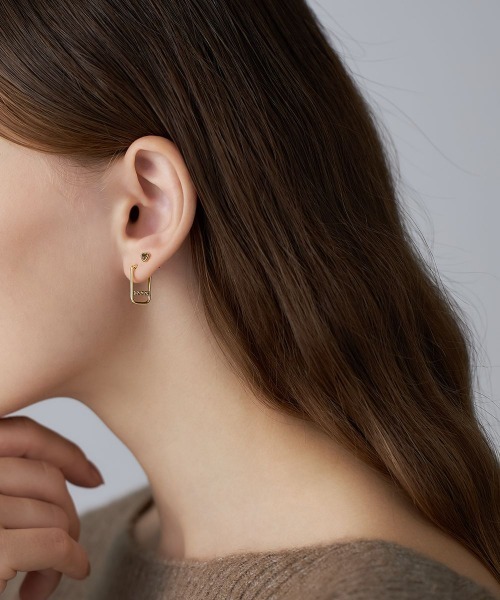 4℃（ヨンドシー） ピアス 「The Tidal」K10イエローゴールド 
