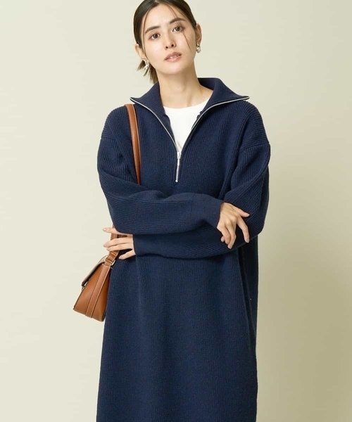 a.v.v ワンピース ハーフジップニットワンピース : ZOZOTOWN Yahoo!店